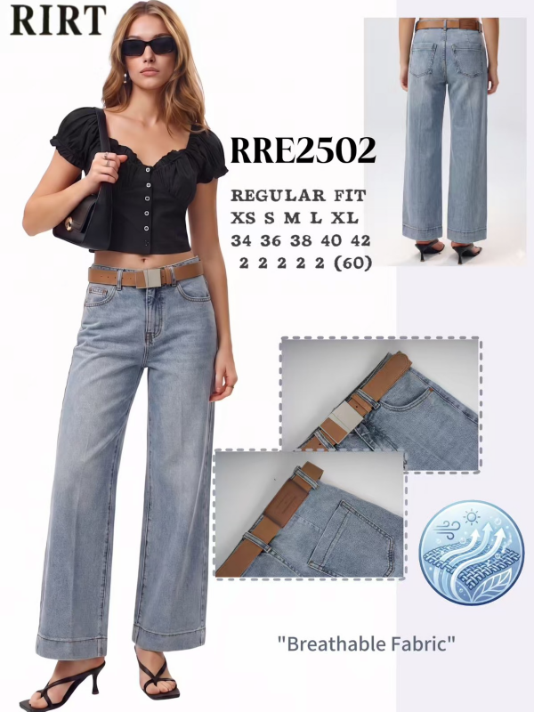 Spodnie damskie jeans Roz XS-XL, 1 Kolor .Paczka 10 szt